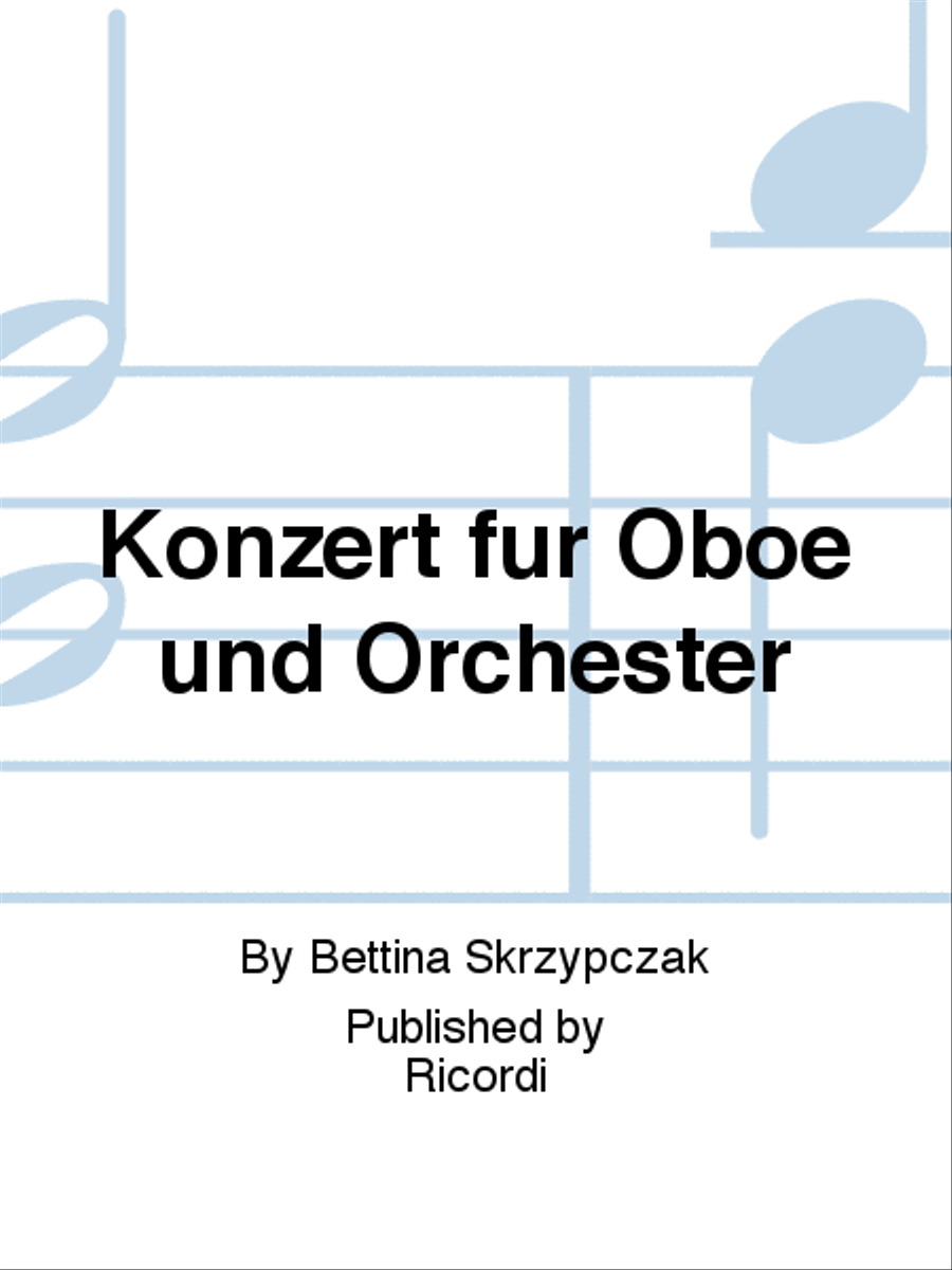 Konzert für Oboe und Orchester Orchestra scores gallery preview page 1