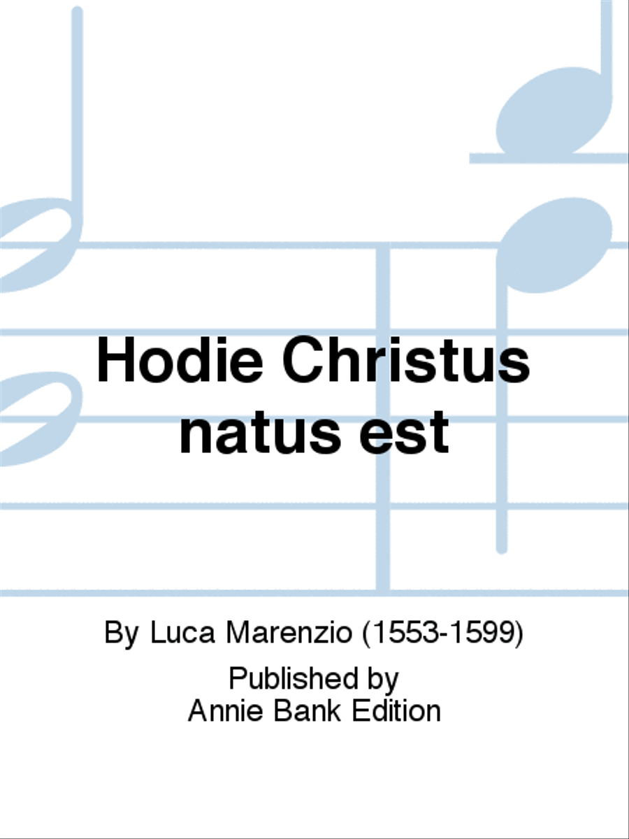 Hodie Christus natus est 4-Part scores gallery preview page 1