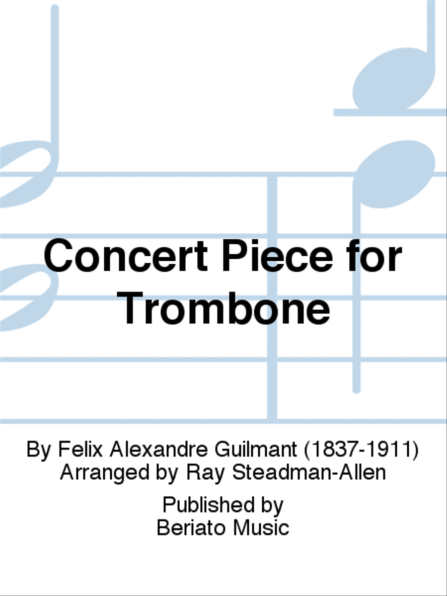 Concert Piece for Trombone Brass Band scores gallery preview page 1