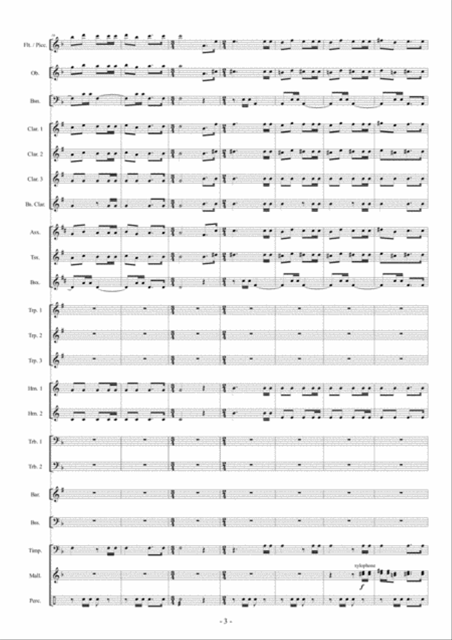 Get Ready Get Ready Concert Band scores gallery preview page 4