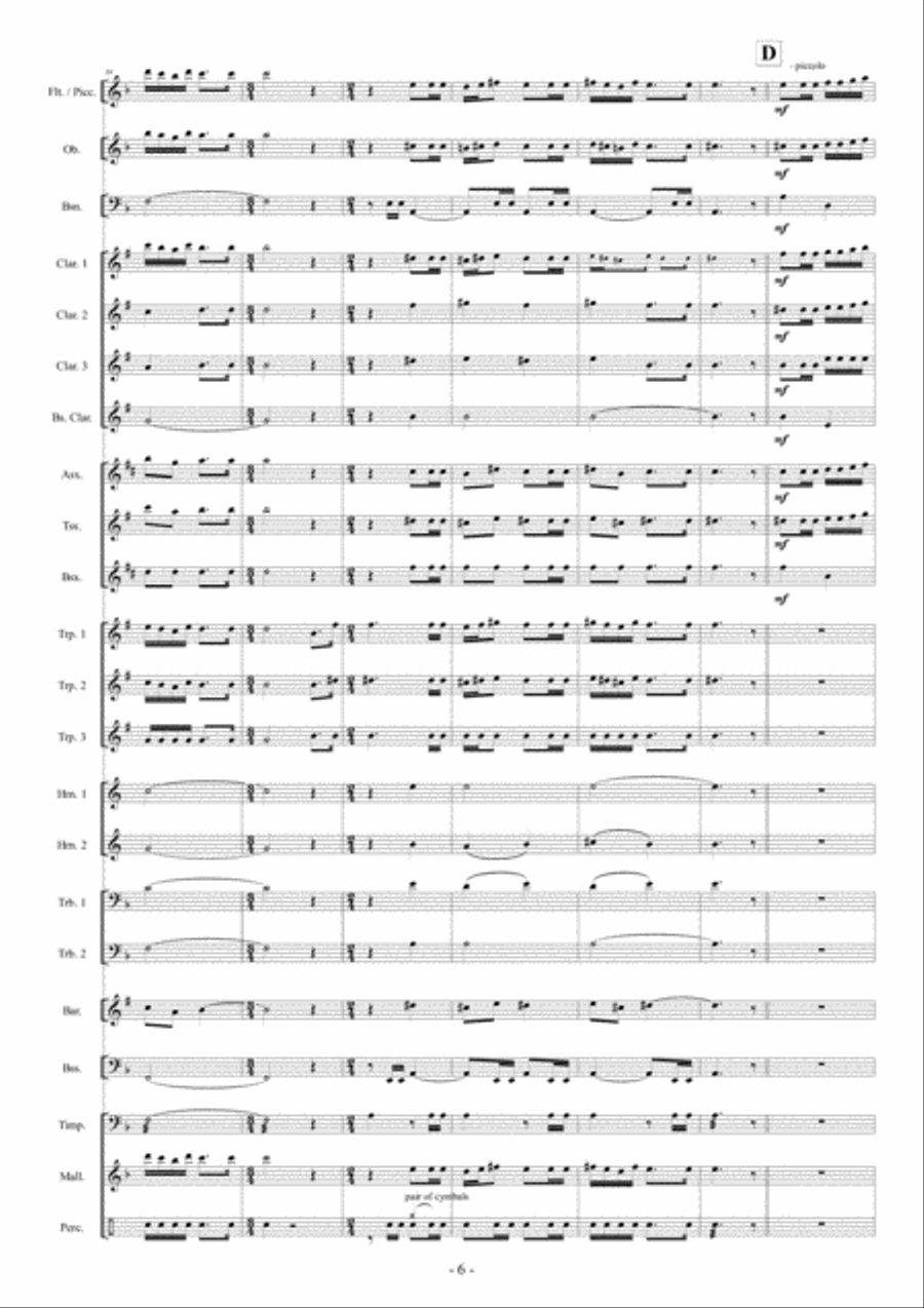 Get Ready Get Ready Concert Band scores gallery preview page 7