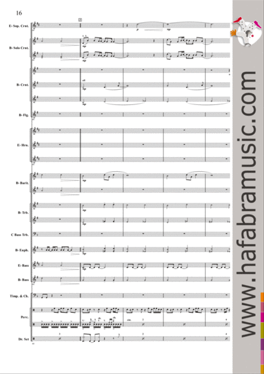 Baba Yetu Baba Yetu Brass Band scores gallery preview page 15