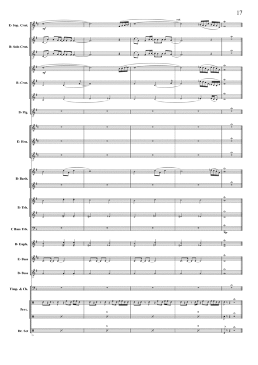 Baba Yetu Baba Yetu Brass Band scores gallery preview page 16