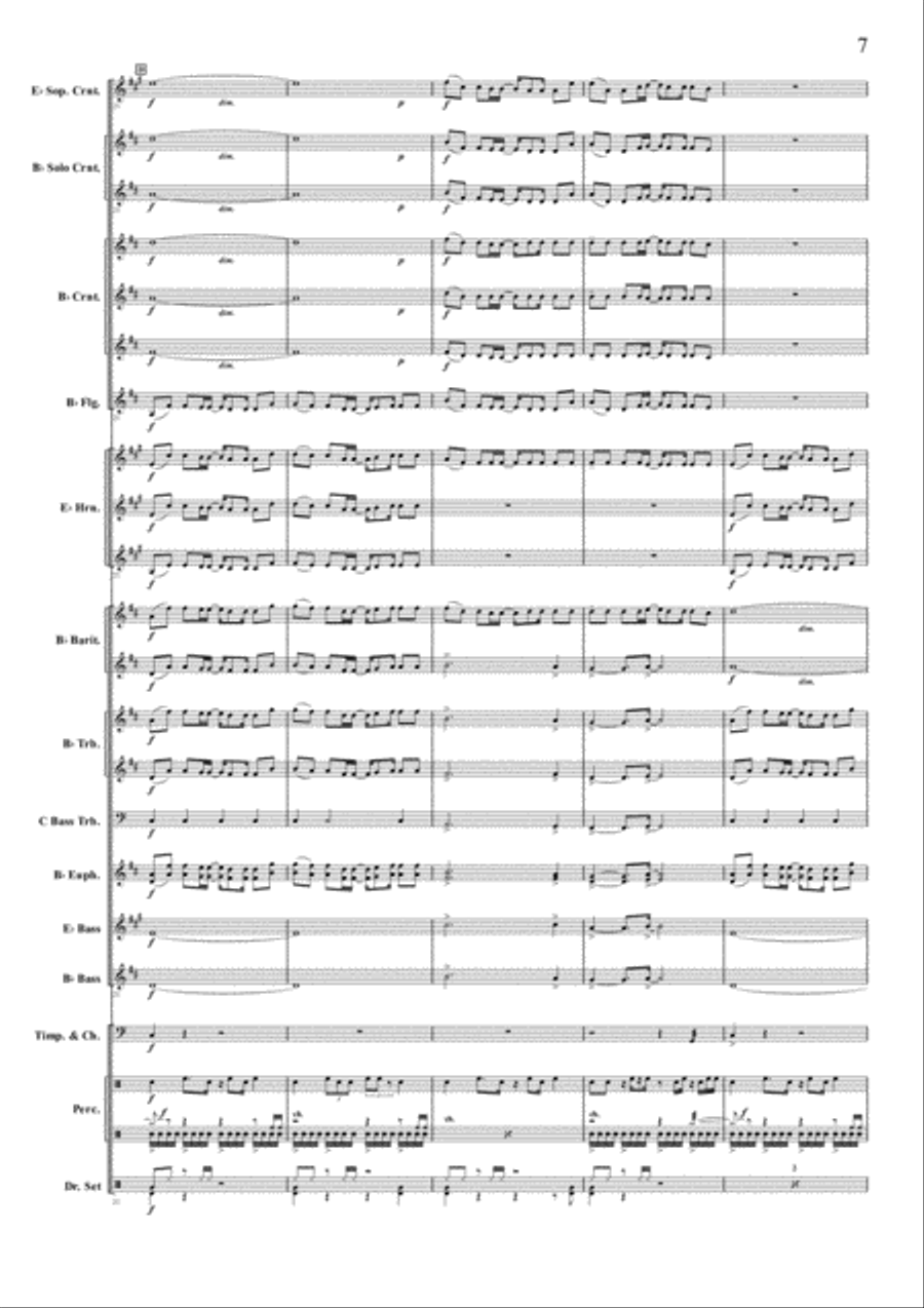 Baba Yetu Baba Yetu Brass Band scores gallery preview page 6