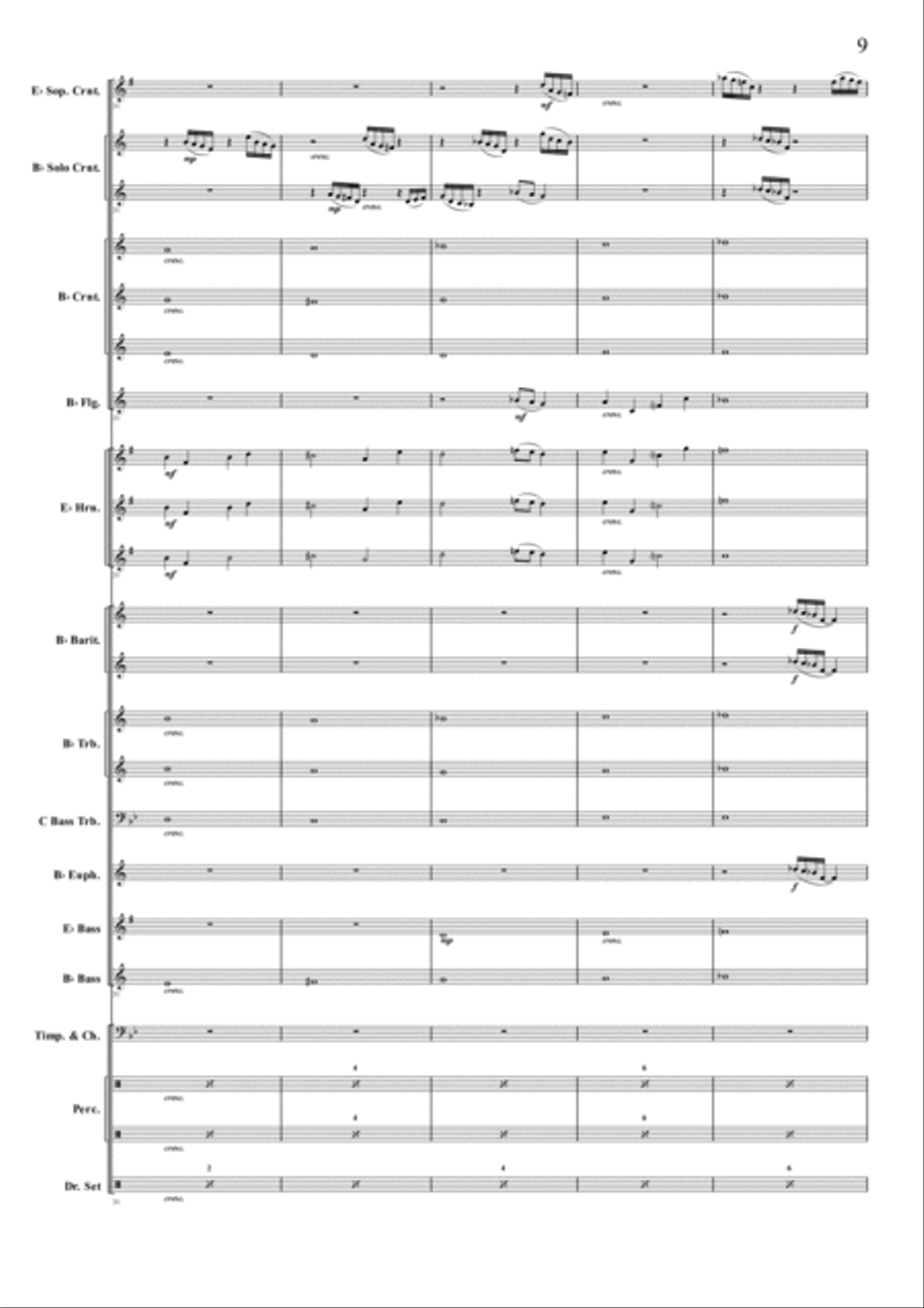 Baba Yetu Baba Yetu Brass Band scores gallery preview page 8