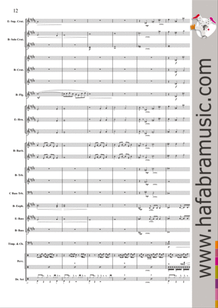 Baba Yetu Baba Yetu Brass Band scores gallery preview page 11