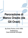 Perorazione di Marco Orazio (da Gli Orazi)