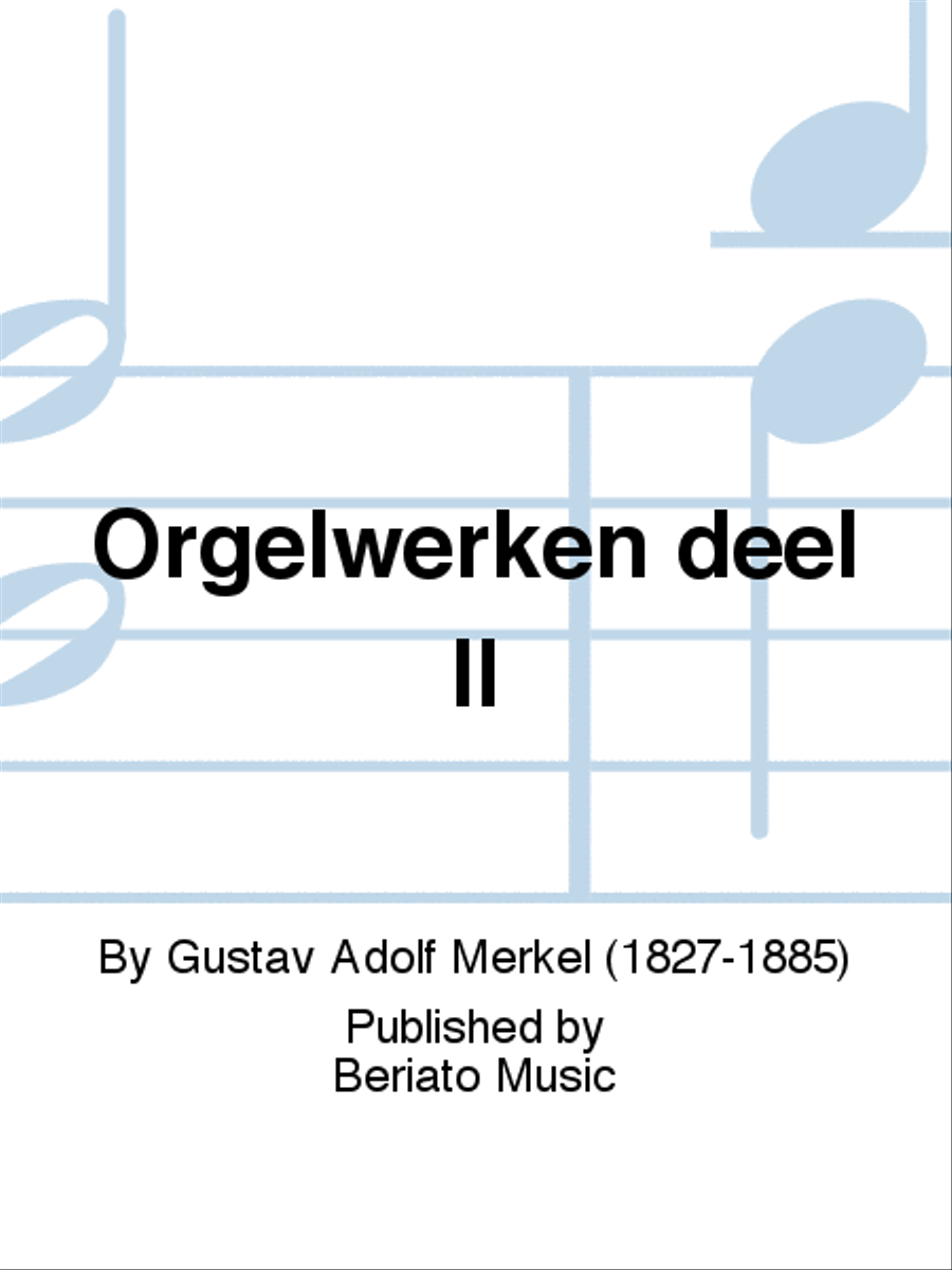 Orgelwerken deel II Organ scores gallery preview page 1