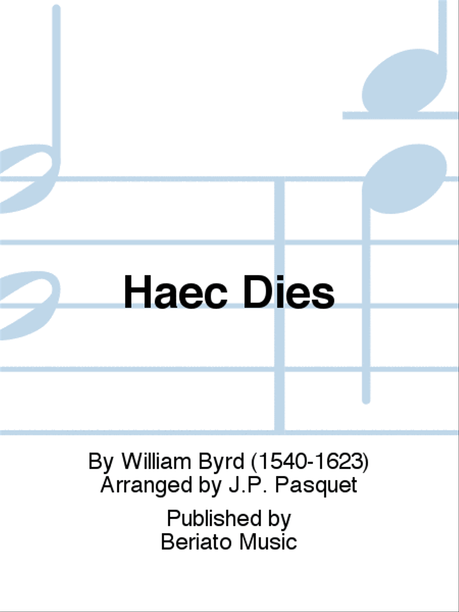 Haec Dies 4-Part scores gallery preview page 1