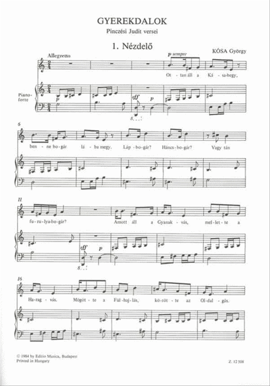 Kinderlieder Voice Solo scores gallery preview page 2