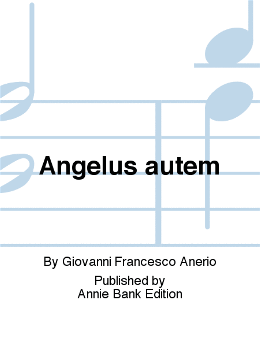 Angelus autem 4-Part scores gallery preview page 1