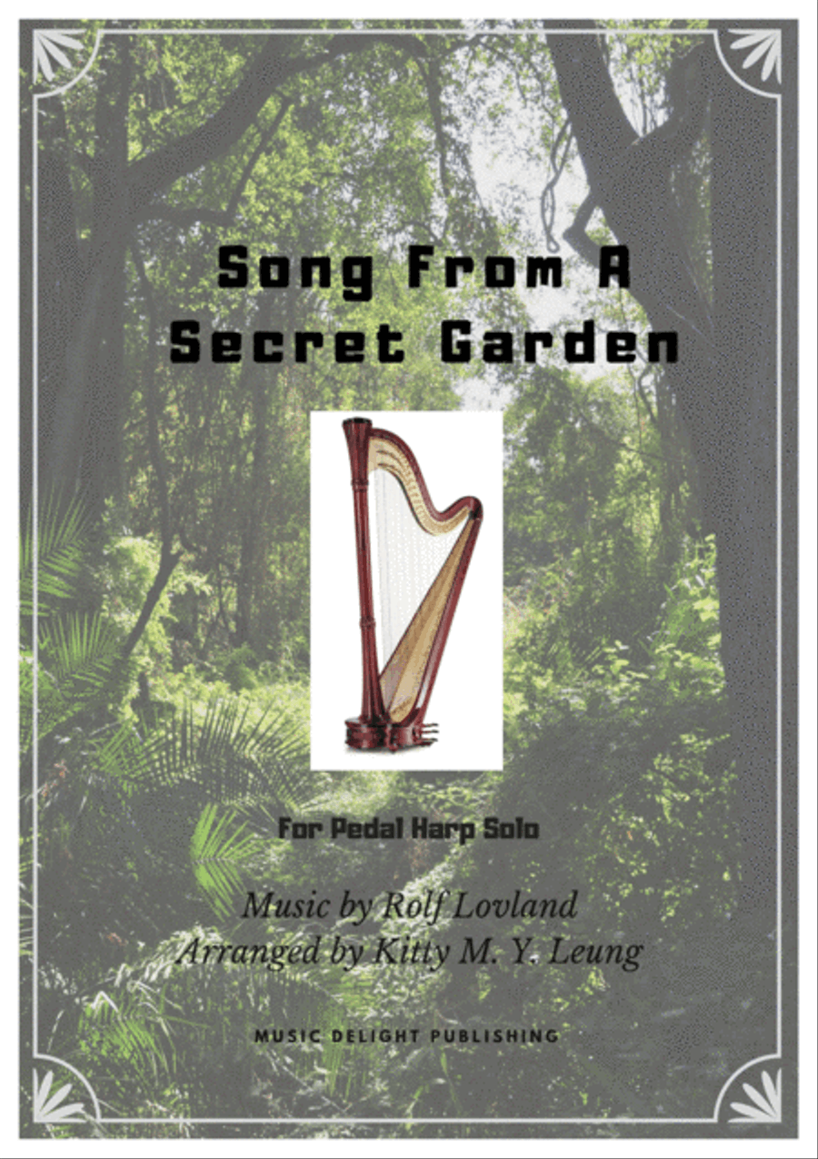 Song From A Secret Garden Harp scores gallery preview page 1