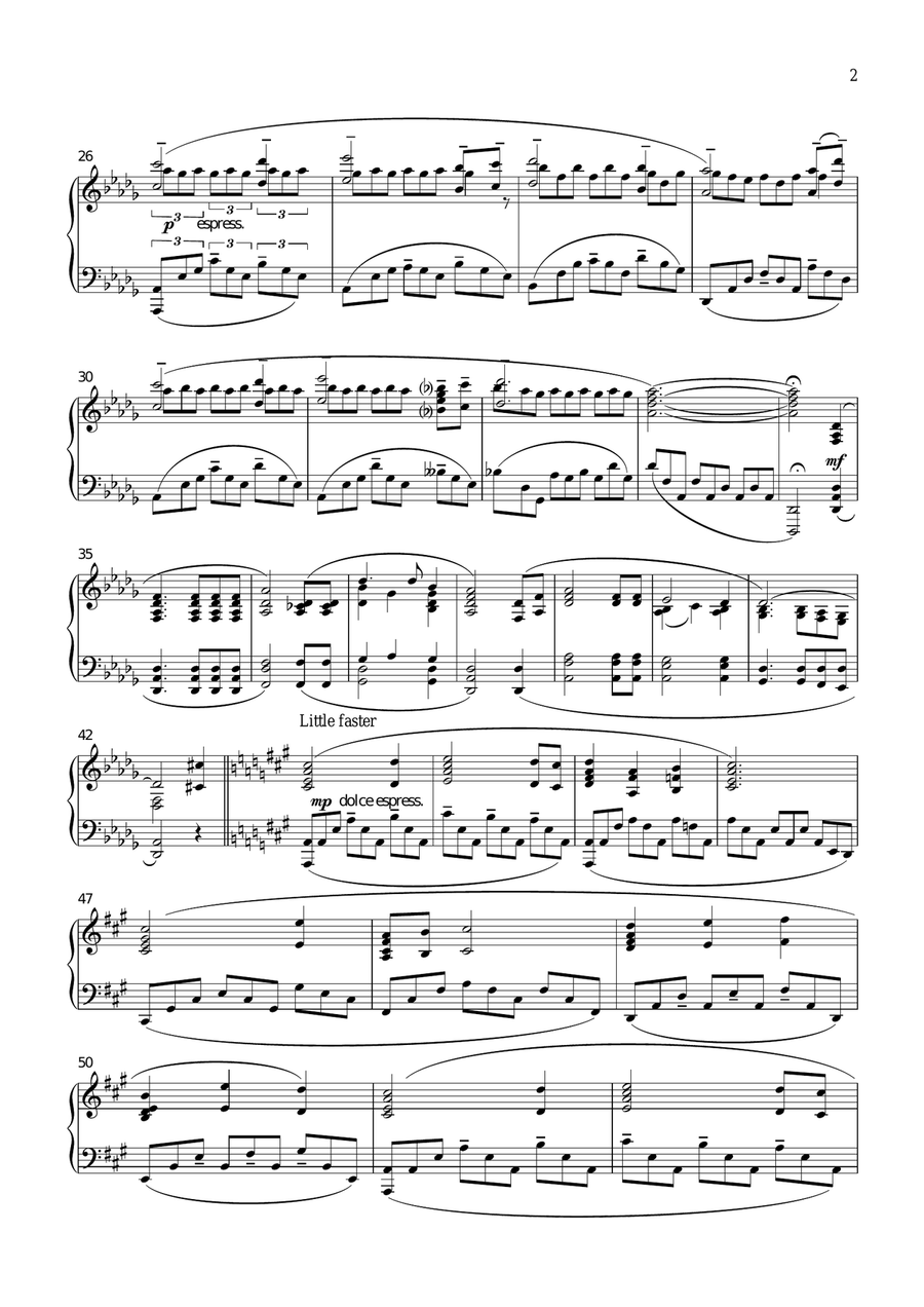 I'd Rather Have Jesus Concert Transcription for Piano Solo Piano Solo scores gallery preview page 3