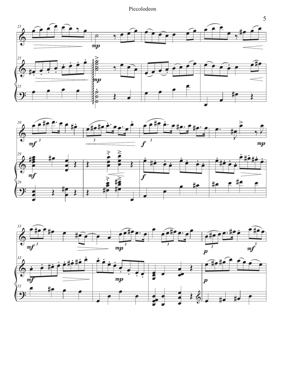 PICCOLODEON Small Ensemble scores gallery preview page 5