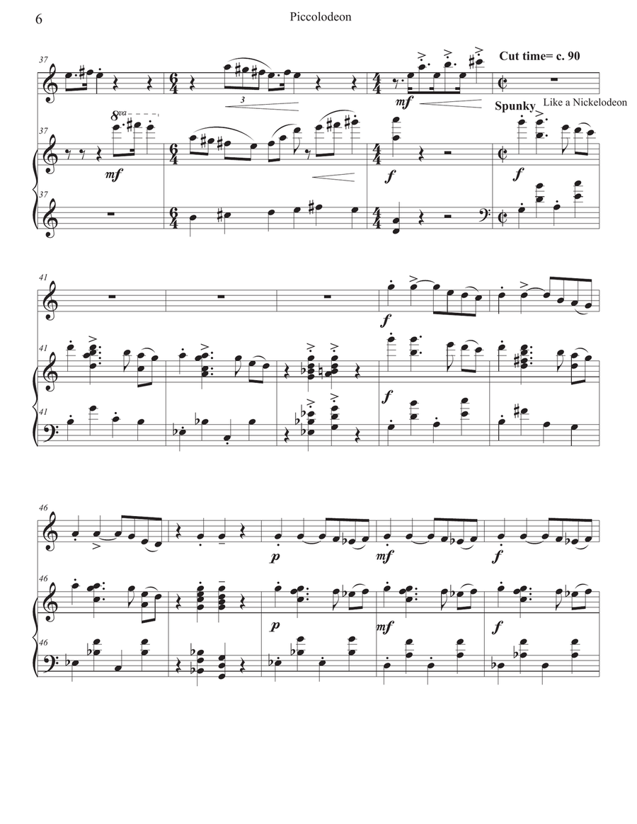 PICCOLODEON Small Ensemble scores gallery preview page 6