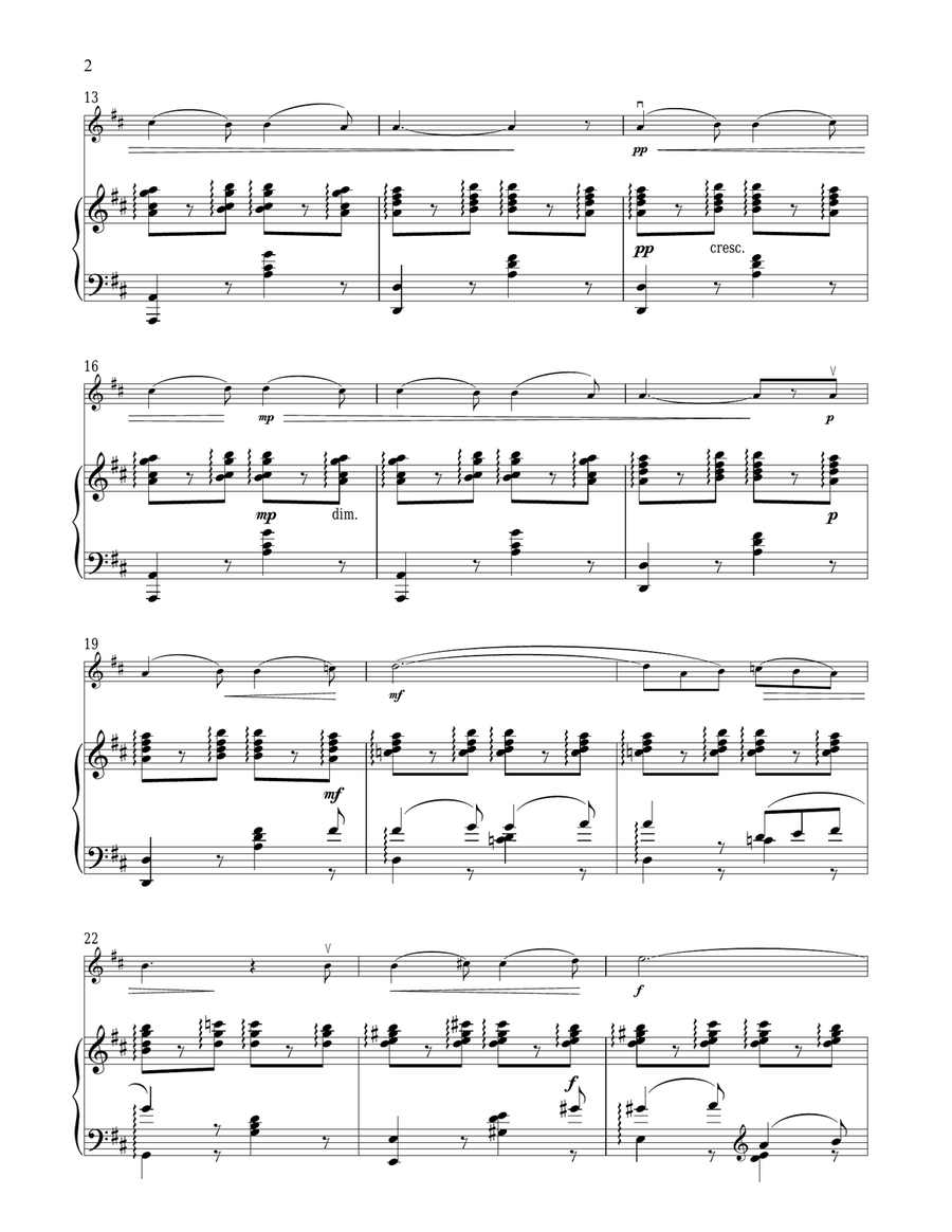Barcarolle Barcarolle Violin Solo scores gallery preview page 2