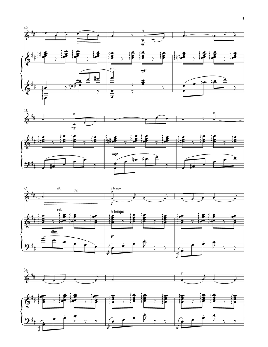 Barcarolle Barcarolle Violin Solo scores gallery preview page 3