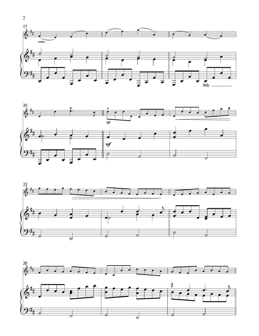 Canon In D Canon In D Violin Solo scores gallery preview page 2