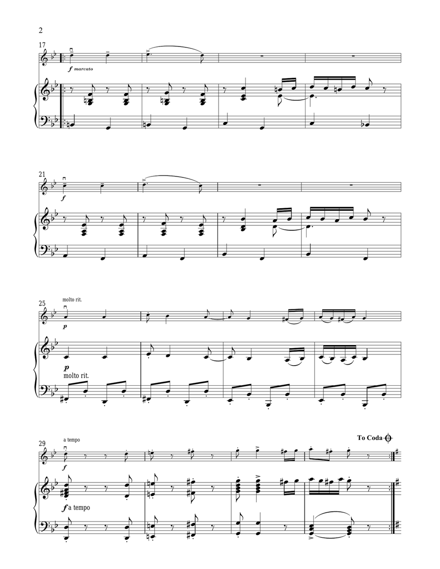 Hungarian Dance No. 5 Hungarian Dance No. 5 Violin Solo scores gallery preview page 2
