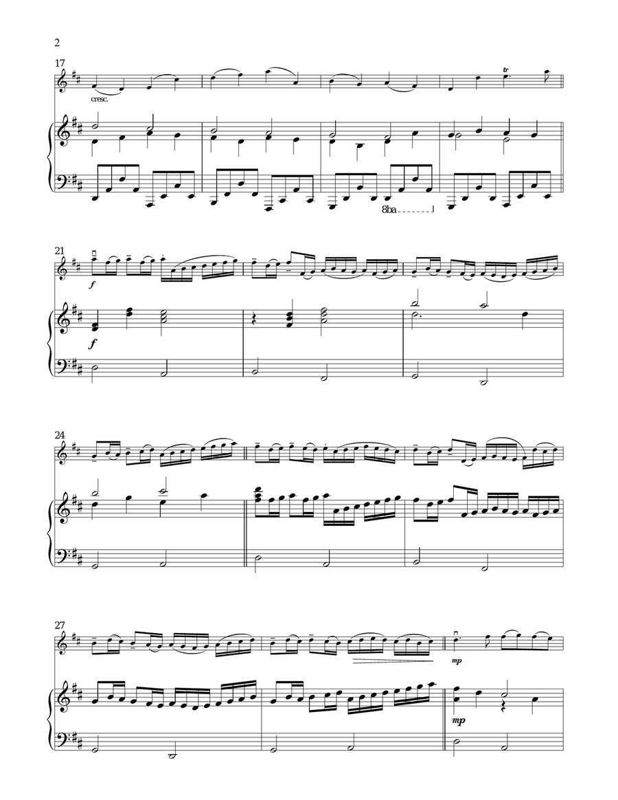 Canon In D Canon In D Violin Solo scores gallery preview page 2