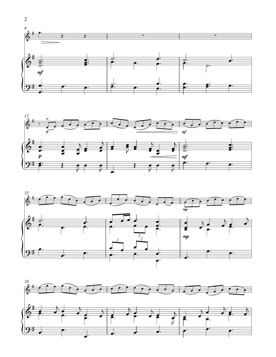 Jesu, Joy Of Man's Desiring Violin Solo scores gallery preview page 2