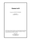 Canon in D (Pachelbel) - Lead sheet (key of C)