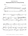 Stopping By Woods On A Snowy Evening (Vocal Solo) mini preview