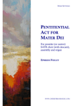 Penitential Act for Mater Dei