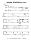 Stopping By Woods On A Snowy Evening (2-part choir) mini preview