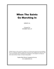 When The Saints Go Marching In (Louis Armstrong) - Lead sheet (key of F)