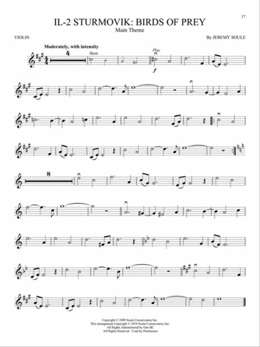 Video Game Music for Violin Violin scores gallery preview page 5
