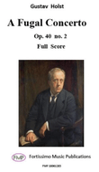 A Fugal Concerto Op. 40 no. 2 Set of parts