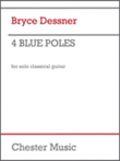 Four Blue Poles