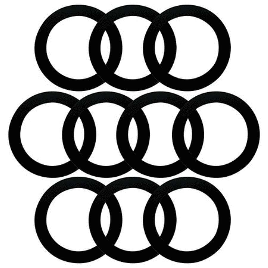 Dynamo, 4“ I.d., 10 Pc Pack, Black Drums scores gallery preview page 2