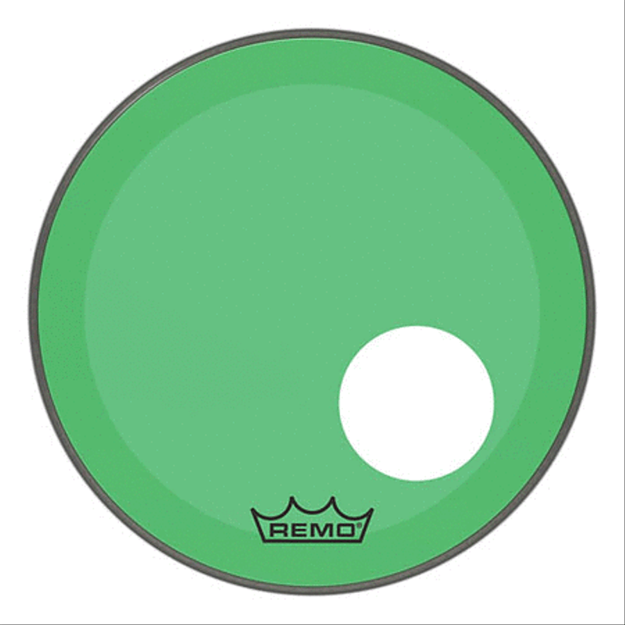 Bass, Powerstroke 3, Colortone, 18“ Diameter, Green, 5” Offset Hole Musical Instruments scores gallery preview page 2
