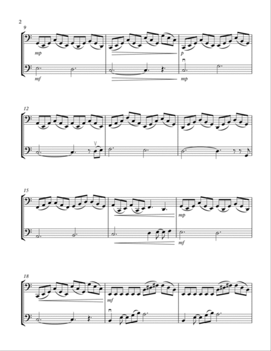 Can't Help Falling In Love String Duet scores gallery preview page 2