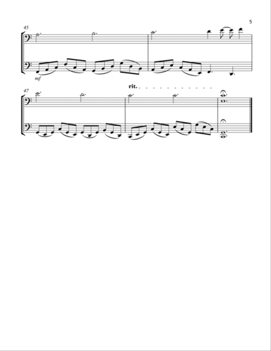 Can't Help Falling In Love String Duet scores gallery preview page 5