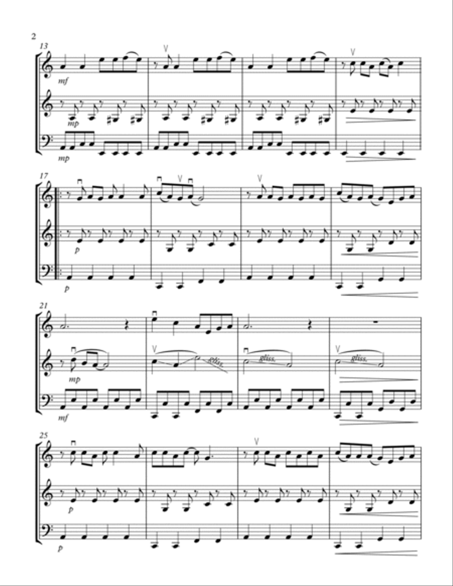 Bad Romance Cello scores gallery preview page 2