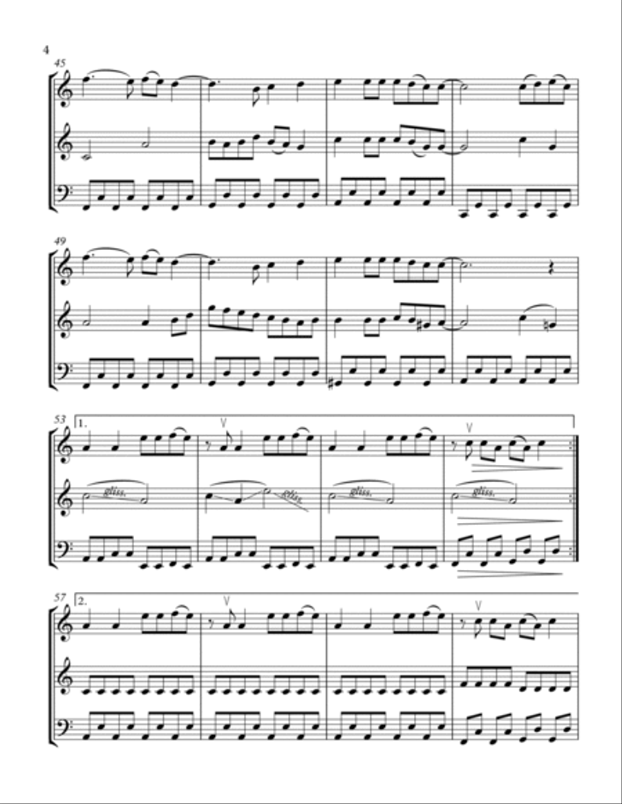 Bad Romance Cello scores gallery preview page 4