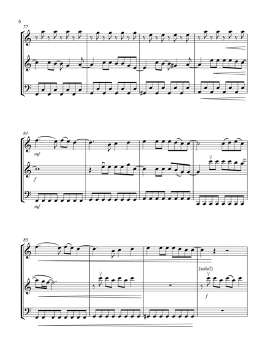 Bad Romance Cello scores gallery preview page 6