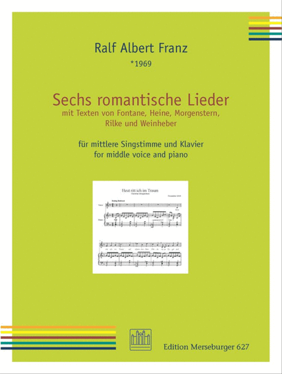 Sechs Romantische Lieder Voice Solo scores gallery preview page 1