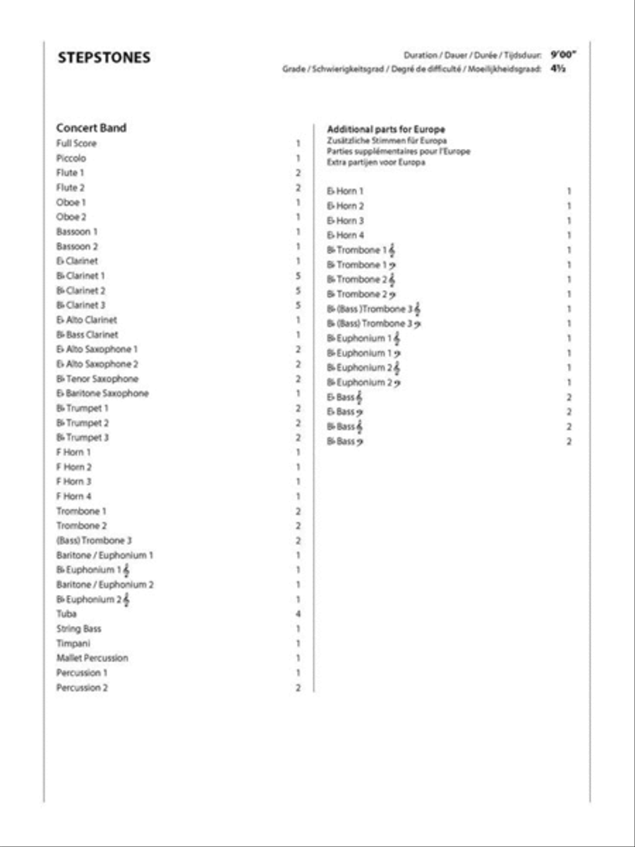 Stepstones Concert Band scores gallery preview page 2