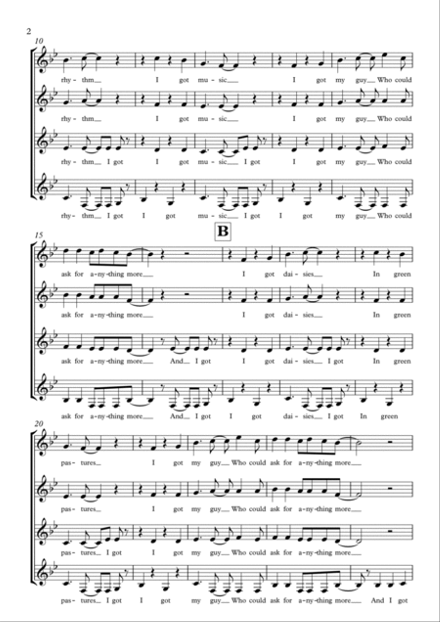 I Got Rhythm SSAA scores gallery preview page 2
