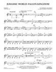 Jurassic World: Fallen Kingdom (arr. Robert Longfield) - Violin 3 (Viola Treble Clef) mini preview