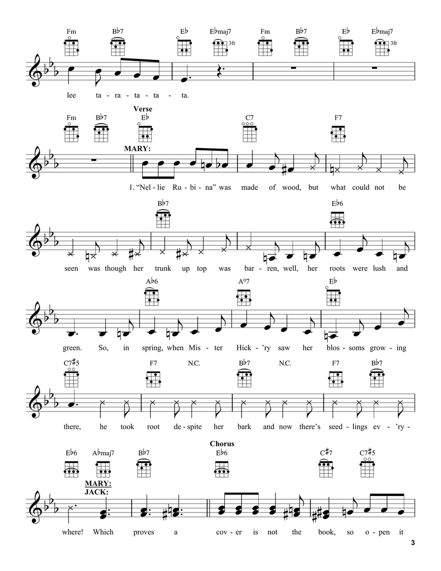 A Cover Is Not The Book (from Mary Poppins Returns) Ukulele scores gallery preview page 3
