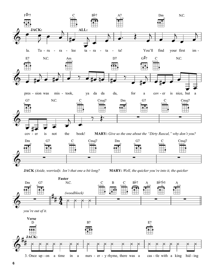 A Cover Is Not The Book (from Mary Poppins Returns) Ukulele scores gallery preview page 6