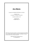 Ave Maria (Bach/Gounod) - arranged for duo (vocal/guitar, violin/guitar, flute/guitar) + lead sheet