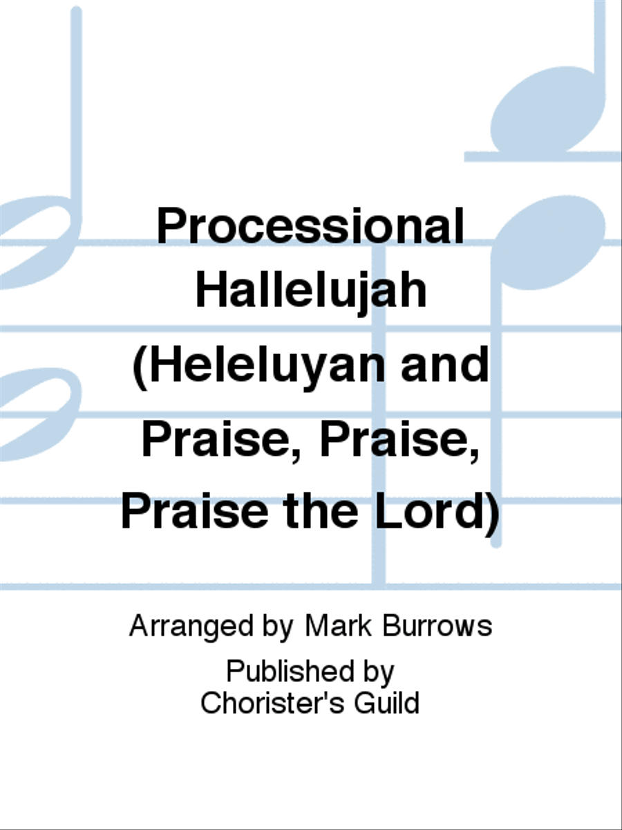 Processional Hallelujah (Accompaniment Track) 4-Part scores gallery preview page 1