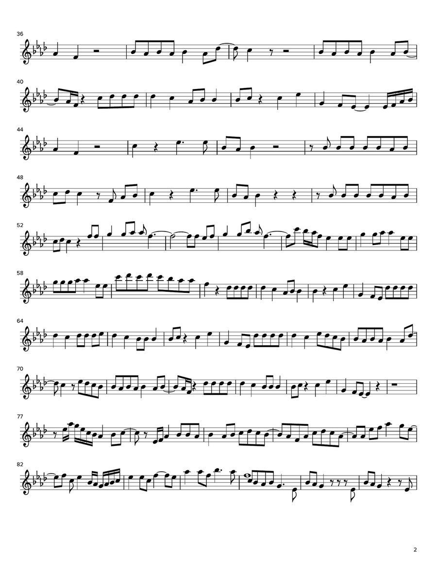Without Me Without Me Soprano Saxophone scores gallery preview page 2