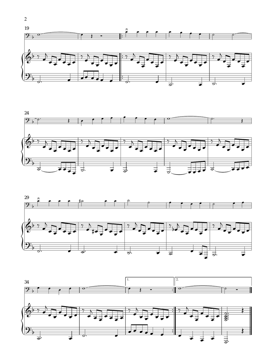 The Last Supper (from Jesus Christ Superstar) Piano scores gallery preview page 2
